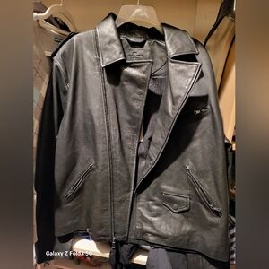 Men's Black Leather Jacket